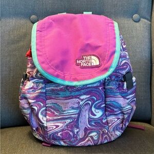 The North Face Purple Swirl Backpack
